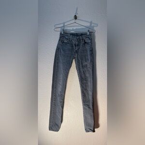 Levi's Men’s Blue Denim Skinny Tapered Jeans